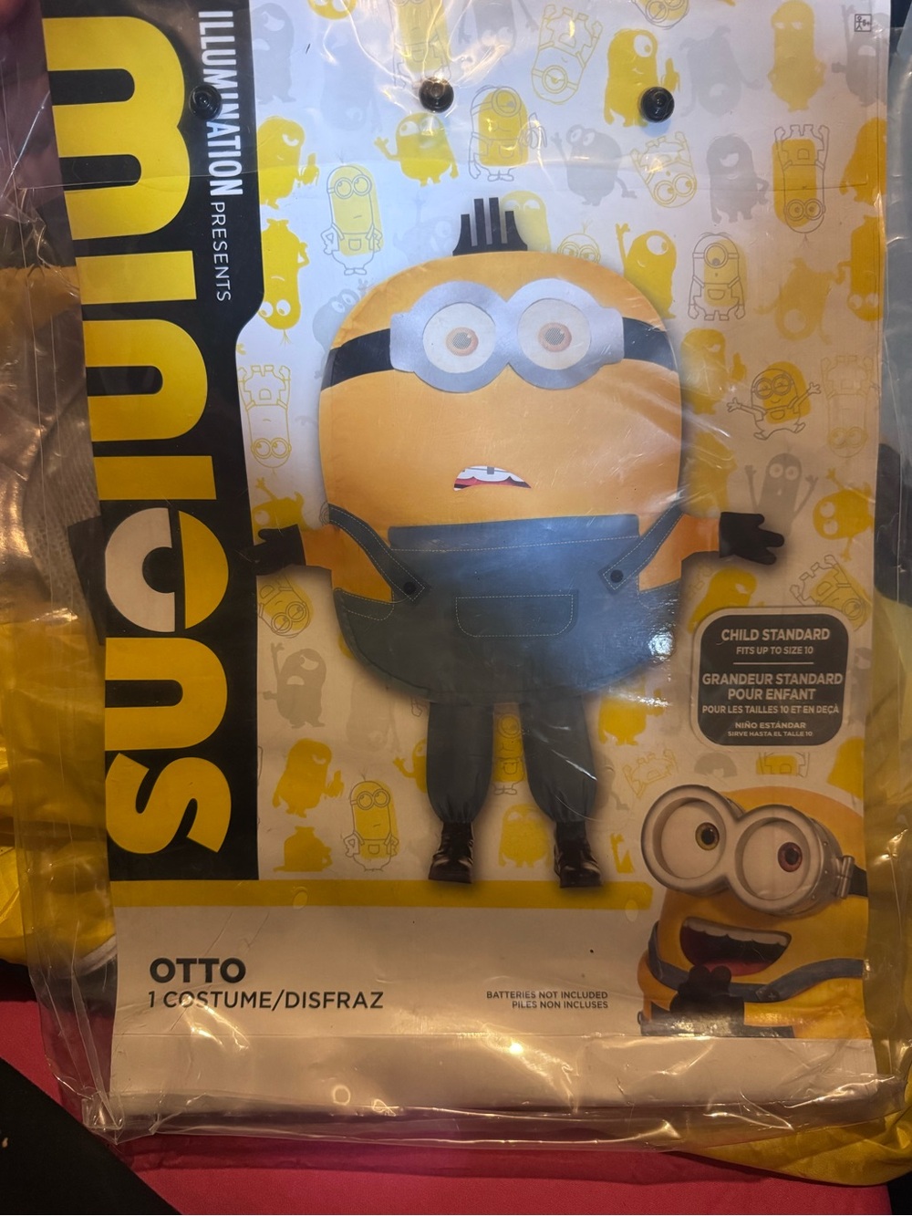 Illumination Minions Otto Kids inflatable Costume